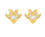 White owl earrings nz