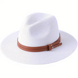 White Panama Hat M (56 58 cm) nz