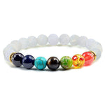 White pearl chakra bracelet nz