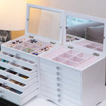 White Wooden Jewellery Box nz