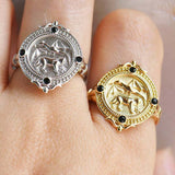 Wolf and Dragon Ring nz