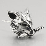 Wolf biker earrings nz
