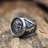 Wolf biker ring nz