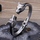 Wolf head bangle nz
