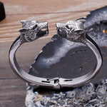 Wolf head bangle nz