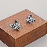 Wolf Head Earrings nz