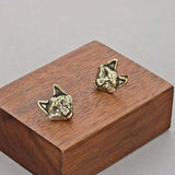 Wolf Head Earrings nz