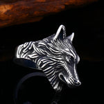 Wolf head signet ring nz