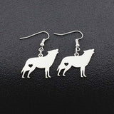 Wolf heart earrings nz