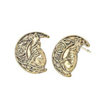 Wolf moon earrings Golden nz