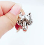 Wolf ring adjustable Open nz