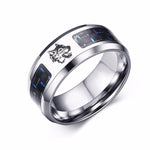 Wolf ring for Men 54 mm / 1 nz