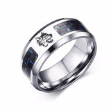 Wolf ring for Men 54 mm / 1 nz