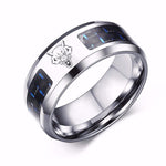Wolf ring for Men 54 mm / 2 nz