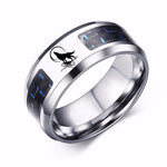 Wolf ring for Men 54 mm / 3 nz