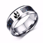Wolf ring for Men 54 mm / 4 nz