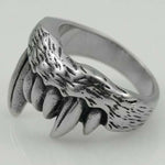 Wolf ring stainless steel nz