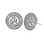 Wolf silver earrings Silver nz