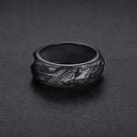 Wolf timeless ring 54 mm / Black nz