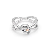 Women’s biker ring 49 mm / White nz