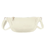 Women’s bum bag with large pocket White nz
