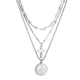 Women’s Catholic cross necklace Silver nz