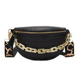Women’s chain bum bag Black nz
