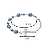 Women’s Cross Bracelet Silver nz