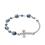 Women’s Cross Bracelet Silver nz