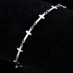 Women’s cross discreet bracelet nz