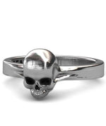 Women’s goth skull ring 54 mm nz