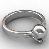 Women’s goth skull ring nz