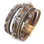 Women’s leather bracelet One size fits all nz