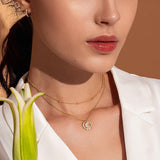 Women’s Sun and moon necklace nz