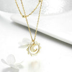 Women’s Sun and moon necklace nz