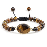 Women’s Tiger eye bracelet 6mm oval helmet nz
