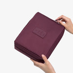 Women’s toiletry bag with 2 compartments Bordeaux red nz