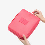 Women’s toiletry bag with 2 compartments Pink nz