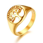Women’s Tree of Life Ring 47.2 mm / Gold nz