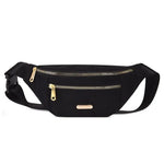 Women’s waterproof waist bag Black nz