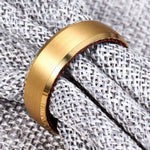 Wood and gold ring nz