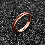 Wood and rose gold ring nz