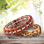 Wood and steel bracelet nz