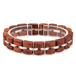 Wood and steel bracelet nz