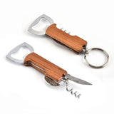 Wooden bottle opener keyring nz