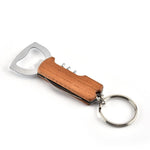 Wooden bottle opener keyring nz