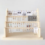 Wooden earring holder Small nz