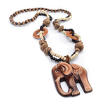 Wooden elephant pendant nz