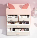 Wooden Girls’ Jewellery Box Pink nz