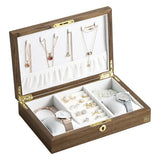 Wooden Jewellery Box With Lock Light wood nz